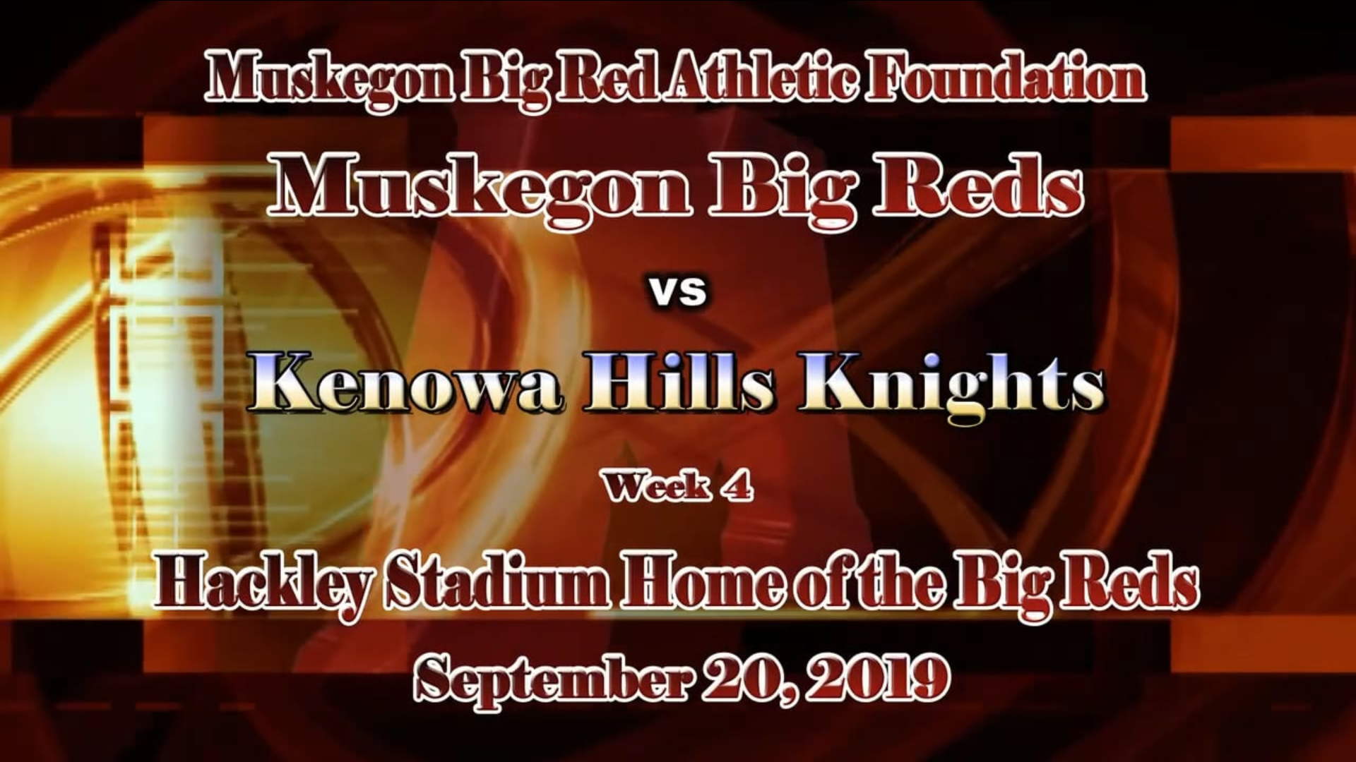 09-20-19 Football Muskegon vs Kenowa Hills