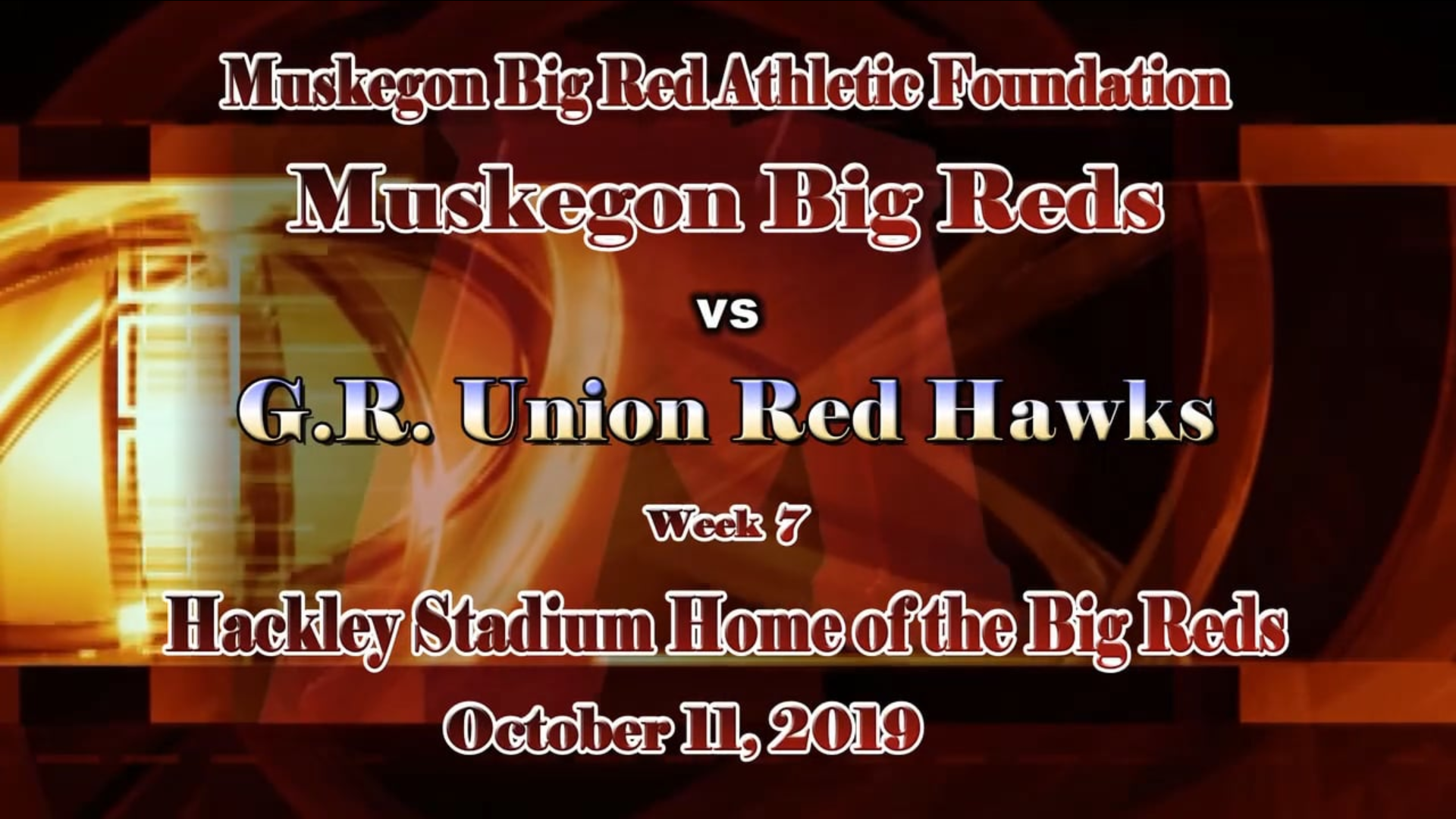 10-11-19 Football Muskegon vs Grand Rapids Union