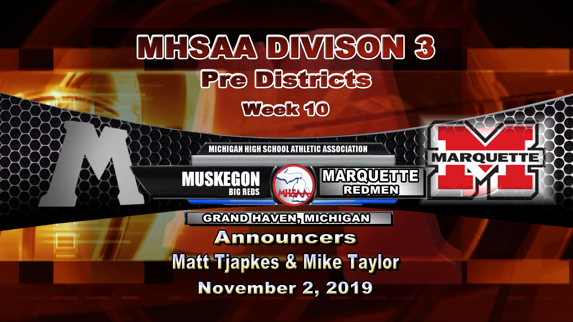 11-02-19 Football Muskegon vs Marquette