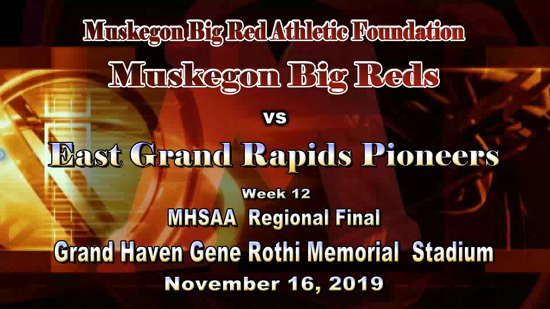 11-16-19 Football Muskegon vs East Grand Rapids