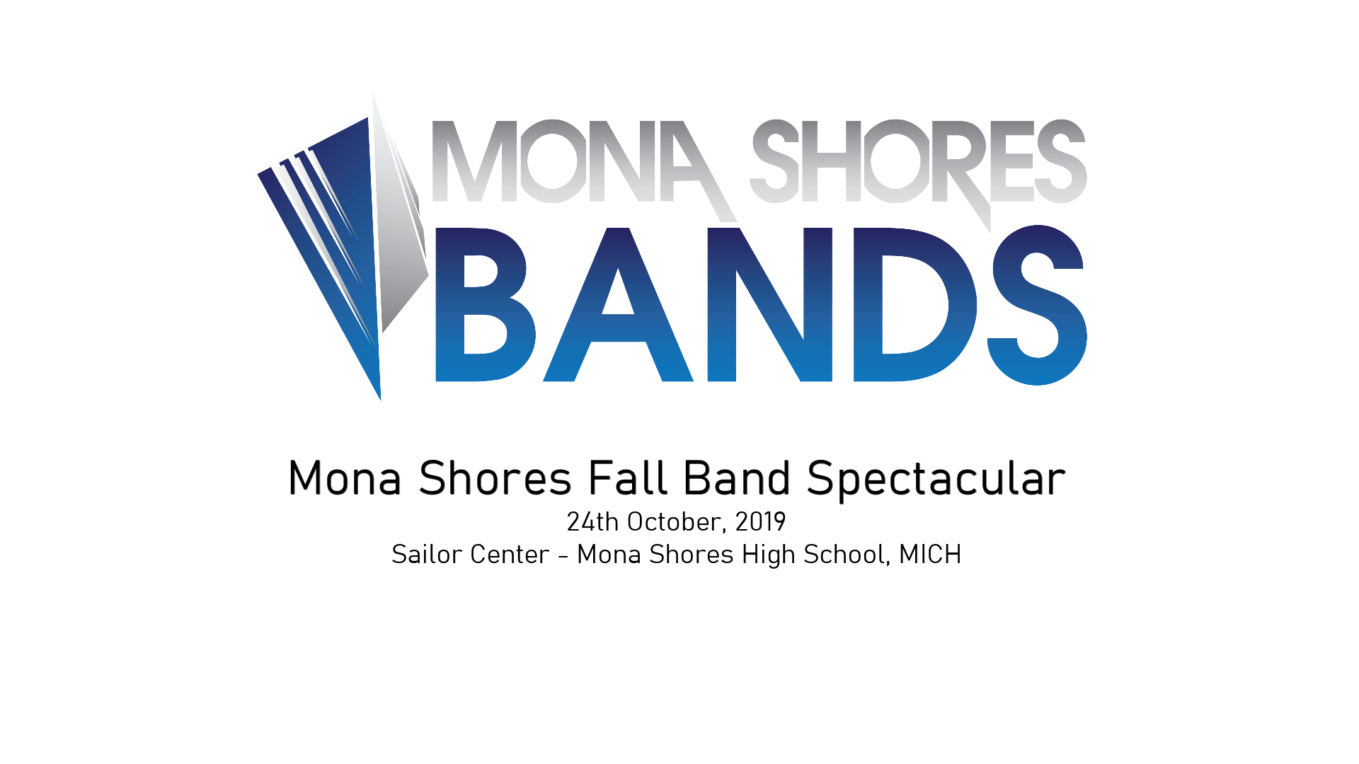 Mona Shores Fall Band Spectacular 2019
