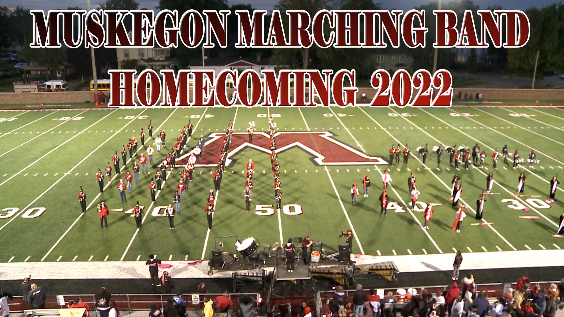 Muskegon Marching Band at Home Coming 2022