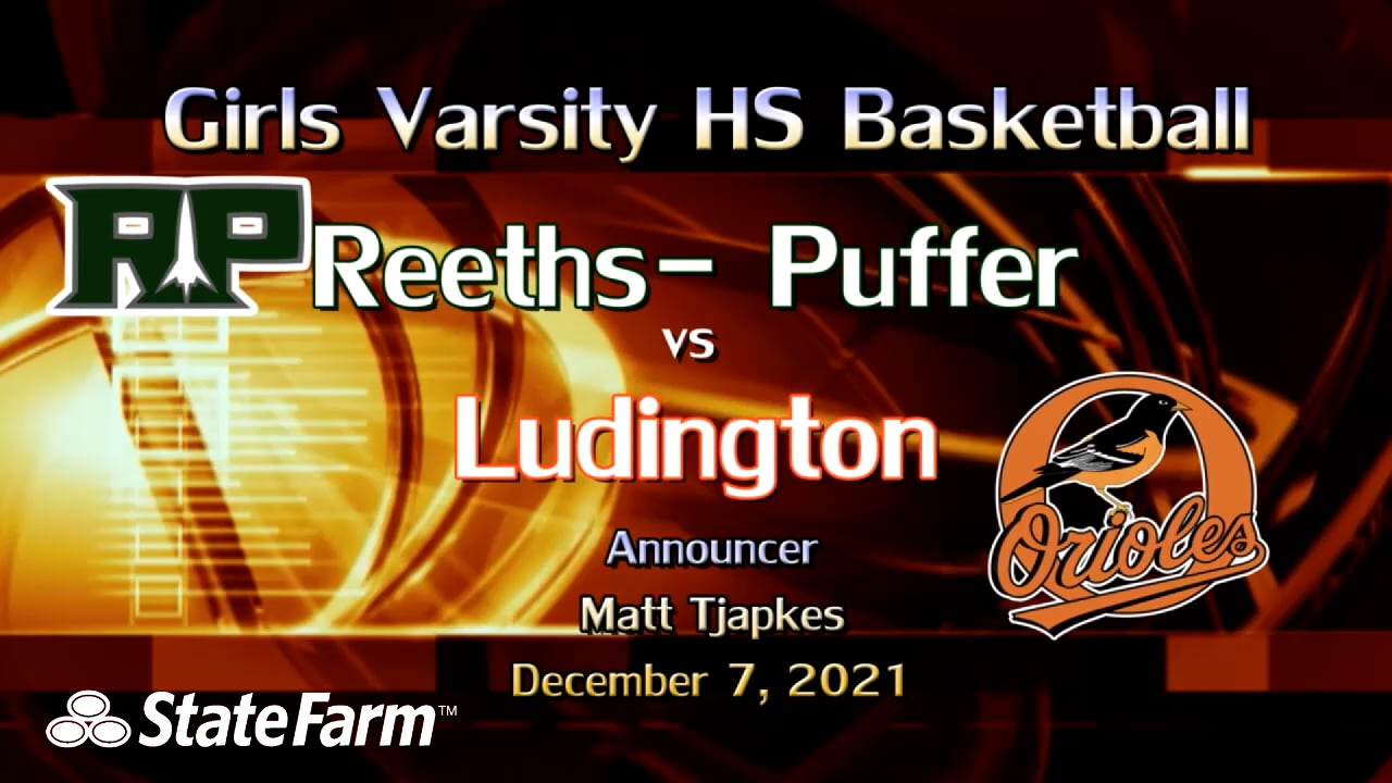 2022 Varsity Basketball Girls Reeths Puffer vs Ludington 