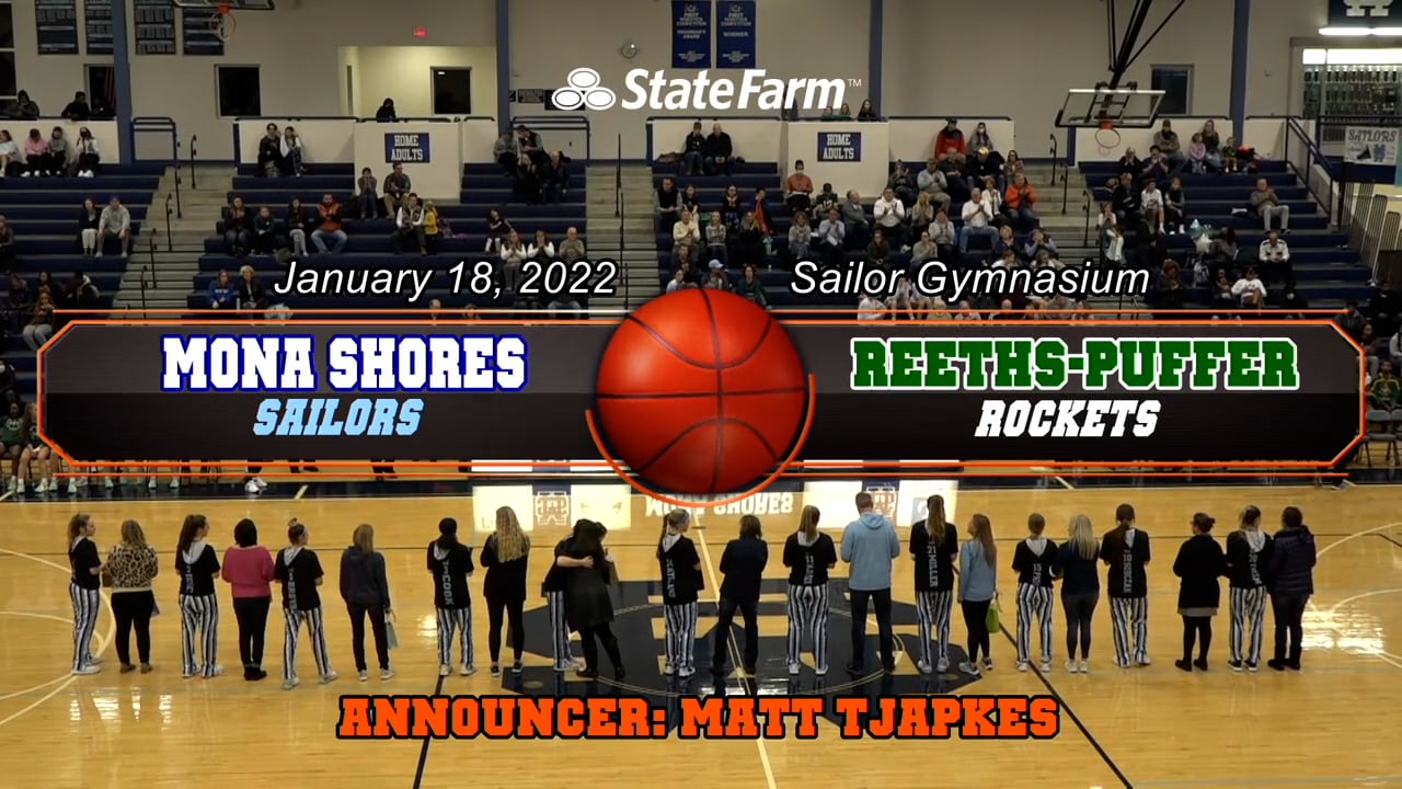 2022 Varsity Girls Basketball Mona Shores vs Reeths-Puffer