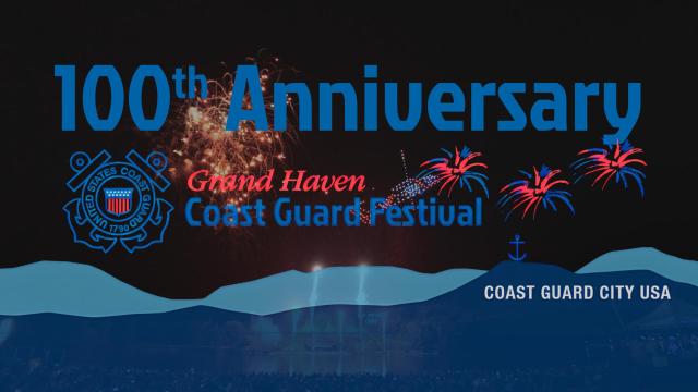 Grand Haven Coast Guard Festival 100th Anniversay Drone and Fireworks