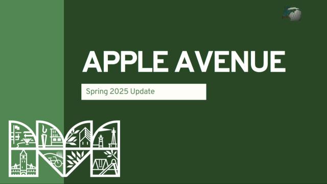 Apple Avenue West of US 31: Nearing Final Design for 2026 Reconstruction