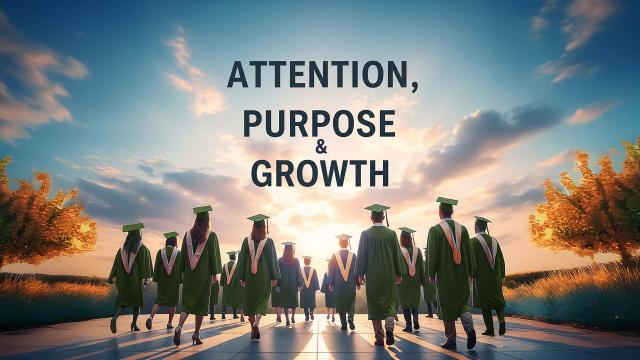 The Power of Attention - Steven Edwards' Inspiring Graduation Address